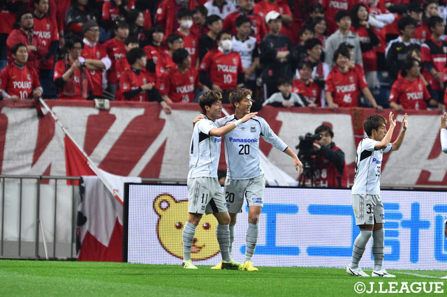 この日、2ゴールを奪って勝利の立役者となった長沢 駿（Ｇ大阪）。リーグ戦でもチームを勝利へ導きたいところ【ルヴァンカップ GS 第2節 浦和vsＧ大阪】