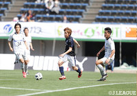 ヘディングシュートで2得点を決めチームを勝利へ導いた永畑 祐樹（鹿児島）【明治安田Ｊ３ 第2節 鹿児島vsG大23】