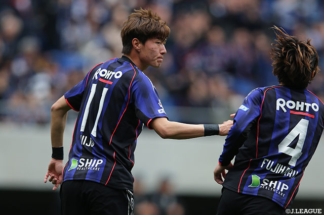 ファン ウィジョの反転シュートが決まり、Ｇ大阪が1点返す！【明治安田Ｊ１ 第4節 Ｇ大阪vs柏】