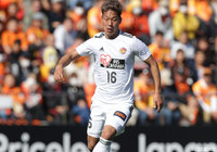 野津田 岳人（仙台）強烈なシュートを放つもクロスバーに直撃しゴールならず【明治安田Ｊ１ 第4節 清水vs仙台】