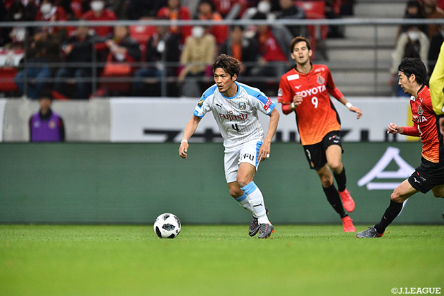 投入直後に大仕事を果たした大久保 嘉人（川崎Ｆ）【明治安田Ｊ１ 第4節 名古屋vs川崎Ｆ】