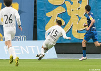 宮本 拓弥がGKとの1対1を決め、水戸が1点を返す！【明治安田Ｊ２ 第5節 大分vs水戸】