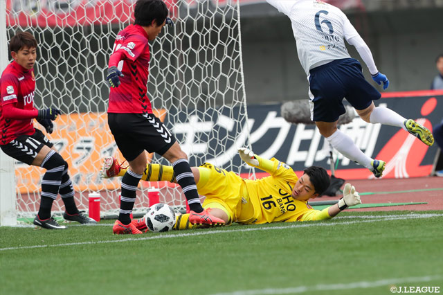 福島の危機を何度も救った堀田 大暉【明治安田Ｊ３ 第3節 福島vs鹿児島】