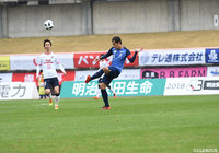 こぼれ球を押し込み点差を1に縮めた今瀬 淳也（富山）【明治安田Ｊ３ 第3節 富山vsＣ大23】