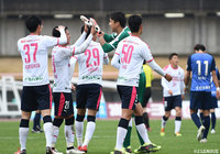 最後までリードを守ったＣ大23は今季初勝利となった【明治安田Ｊ３ 第3節 富山vsＣ大23】