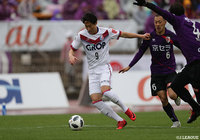 古巣との対戦となったイ ヨンジェ（岡山）。恩返し弾とはならずも京都守備陣を苦しめた【明治安田Ｊ２ 第5節 京都vs岡山】