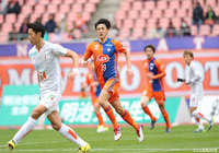 3試合連続ゴール中と好調の矢野 貴章(新潟)だったが、記録を更新することはできず【明治安田J2 第5節 新潟vs愛媛】
