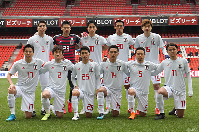 日本のスターティングメンバー【国際親善試合：日本vsマリ】