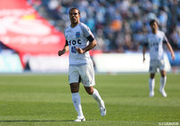 レアンドロ ドミンゲス（横浜FC）は持ち前のテクニックを駆使しチャンスを演出したが…【明治安田Ｊ２ 第6節 水戸vs横浜FC】