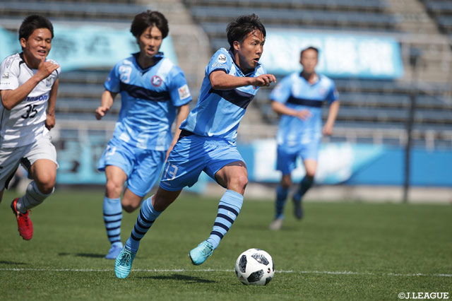 今季リーグ戦初出場となった仲村 京雅（YS横浜）【明治安田Ｊ３ 第4節 YS横浜vsＧ大23】