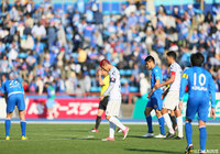 水戸と横浜FCの両チームともに互いに決め手を欠きスコアレスドローで試合を終えた【明治安田J2 第6節 水戸vs横浜FC】