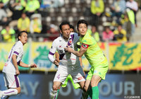 田中 マルクス闘莉王（京都）は惜しいシュートを放つなど攻守に存在感を発揮したが…【明治安田Ｊ２ 第6節 千葉vs京都】