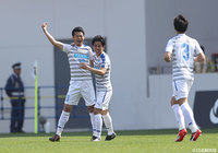 畑 潤基（#29）は2ゴールを奪う活躍を見せ、チームの3連勝に貢献した【明治安田Ｊ３ 第4節 北九州vs沼津】