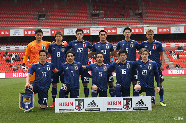 日本のスターティングメンバー【キリンチャレンジカップ 2018 in EUROPE 日本vsウクライナ】