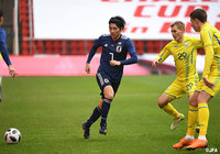 柴崎 岳は槙野（浦和）のゴールをお膳立てし本大会のメンバー入りにアピールした【キリンチャレンジカップ 2018 in EUROPE 日本vsウクライナ】