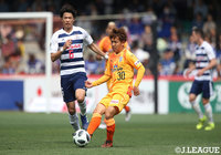 エネルギッシュに攻守に走り回った金子　翔太だったが、この日はゴールはならず【明治安田Ｊ１ 第5節 清水vs横浜FM】