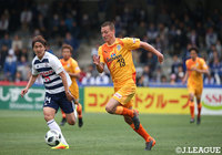 スピードを生かして何度からチャンスを作ったミッチェル　デューク（清水）【明治安田Ｊ１ 第5節 清水vs横浜FM】