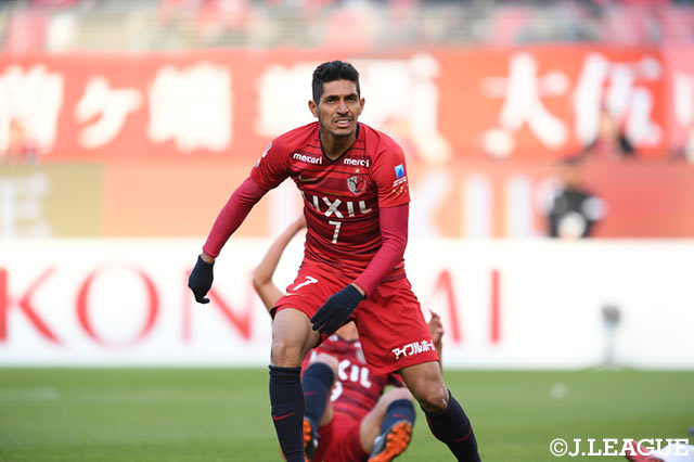 終盤に投入されたペドロ　ジュニオール（鹿島）だが、6分間では結果は出せず【明治安田Ｊ１ 第5節 鹿島vs札幌】