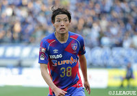 試合開始早々の2分に先制点をマークした東　慶悟（FC東京）【明治安田Ｊ１ 第5節 FC東京vsＧ大阪】