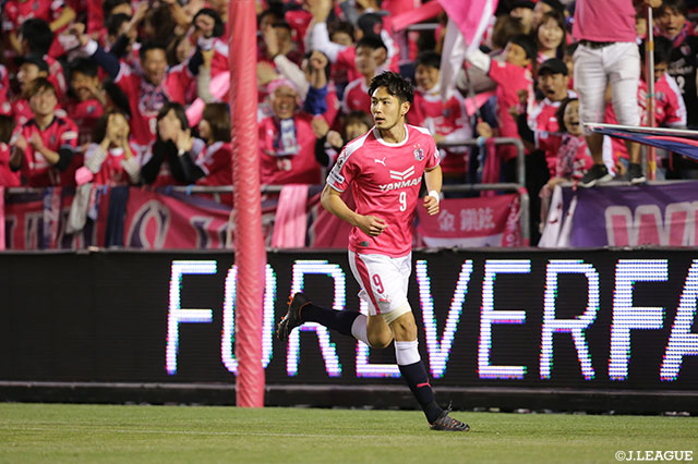 後半31分からピッチに立ち、決勝ゴールを決めた杉本 健勇（Ｃ大阪）【明治安田Ｊ１ 第5節 Ｃ大阪vs湘南】