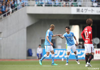 前半終了間際に川又 堅碁（磐田）が決め試合を振り出しに戻す【明治安田Ｊ１ 第5節 磐田vs浦和】