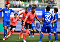 東京Vはアラン ピニェイロが3分に右足で決め早々と先制する【明治安田J2 第7節 徳島vs東京V】
