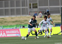 キックオフ直後に右足で得点を決めた谷澤 達也（相模原）【明治安田Ｊ３ 第5節 相模原vs鳥取】