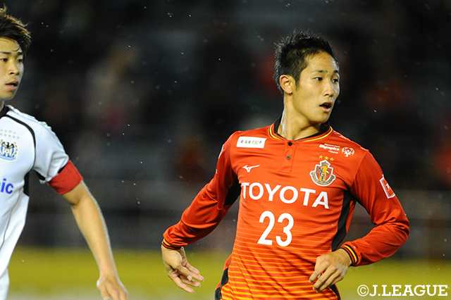 チームは大敗となってしまったが、終了間際に意地の1ゴールを奪った青木　亮太（名古屋）【ルヴァンカップGS 第3節 名古屋vsＧ大阪】