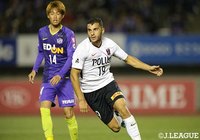 加入後2試合目の出場となったアンドリュー　ナバウト（浦和）。持ち前の推進力を見せる場面もあり今後の活躍が期待される【ルヴァンカップGS 第3節 広島vs浦和】