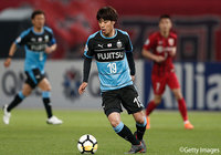 先発フル出場を果たした森谷 賢太郎(川崎F)。FKから同点となるゴールもアシストした【ACL GS MD5 上海上港vs川崎F】