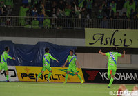 ラストプレーで劇的な決勝ゴールを奪った山根　視来（湘南/#13）【明治安田Ｊ１ 第6節 湘南vs鹿島】