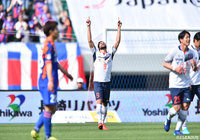 ディエゴ オリヴェイラ（FC東京）は56分のゴールでハットトリックを達成した【明治安田Ｊ１ 第6節 長崎vsFC東京】