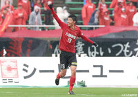 垣田 裕暉のゴールが決まり、金沢が試合を振り出しに戻す!【明治安田J2 第8節 金沢vs千葉】