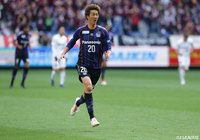 前の試合4得点と爆発した長沢 駿（Ｇ大阪）だったがこの日はシュート0に終わった【明治安田Ｊ１ 第6節 Ｇ大阪vs神戸】