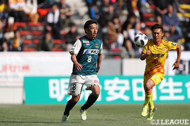 2ゴールを決め、チームの勝利に貢献した谷澤 達也（相模原）【明治安田Ｊ３ 第6節 北九州vs相模原】