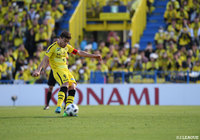 キャプテンのクリスティアーノ（柏）には後半にPKのチャンスもあったが…【明治安田Ｊ１ 第6節 柏vs広島】