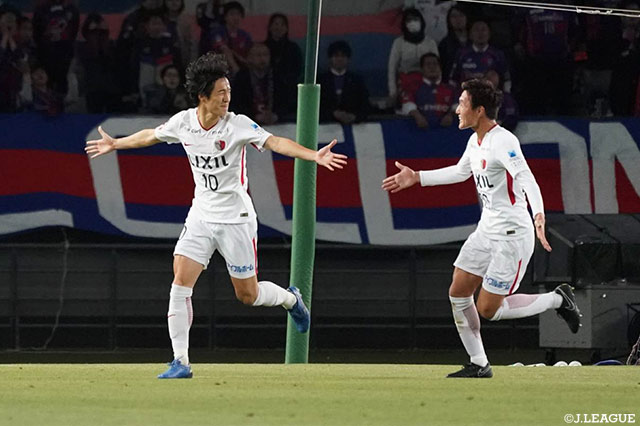 こぼれた球に反応した金崎 夢生が、冷静に右足で決め鹿島が先制！【明治安田Ｊ１ 第7節 FC東京vs鹿島】