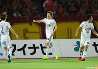 先制点を挙げた石原 直樹（仙台）。この日も攻撃陣を牽引する活躍【明治安田Ｊ１ 第7節 名古屋vs仙台】