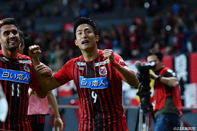 後半ATに待望のゴールを決めた都倉 賢（札幌）【明治安田Ｊ１ 第7節 札幌vs湘南】