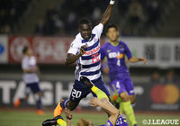 何度かチャンスを作ったオリヴィエ　ブマル（横浜FM）。徐々にフィットしはじめたが真価を発揮するにはもう少し時間が必要か【明治安田Ｊ１ 第7節 広島vs横浜FM】
