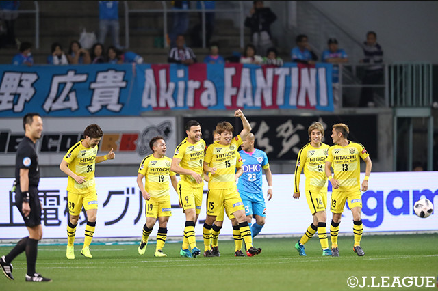 開始7分、柏はキム　ボギョン（＃15）のゴールで先制に成功【明治安田Ｊ１ 第7節 鳥栖vs柏】