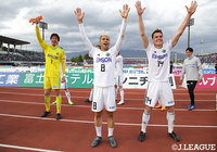 セルジーニョ（＃8）が挙げた1点を守り、松本が今季2勝目をゲット！【明治安田Ｊ２ 第9節 甲府vs松本】