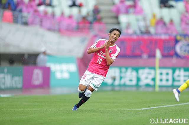 終盤ピッチに入った清武　弘嗣（C大阪）。この日がケガからの復帰後2試合目となり、早期の完全復活が期待される【明治安田Ｊ１ 第8節 Ｃ大阪vsFC東京】