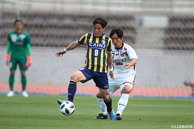 風間 宏希（群馬）は90分に逆転ゴールを決め、勝利に貢献した【明治安田Ｊ３ 第7節 群馬vs藤枝】