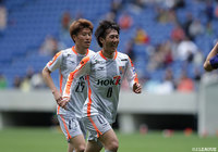 宇野沢からのパスを河合 秀人（長野/#8）がダイレクトシュートでゴールに突き刺し、先制に成功！【明治安田Ｊ３ 第7節 G大23vs長野】