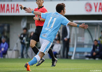 松浦 拓弥がサイドからのクロスをダイレクトで流し込み、磐田が先制点を奪う！【明治安田Ｊ１ 第8節 磐田vs鳥栖】