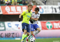 ヘディングシュートを決めチームを勢いづけた大黒 将志（栃木）【明治安田Ｊ２ 第9節 栃木vs新潟】