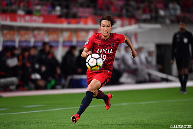 公式戦で初先発を果たした山口 一真（鹿島）【ACL GS MD6 鹿島vs水原三星】