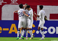 前半31分、セットプレーにデヤン ダムヤノビッチが合わせ水原三星が先制！【ACL GS MD6 鹿島vs水原三星】