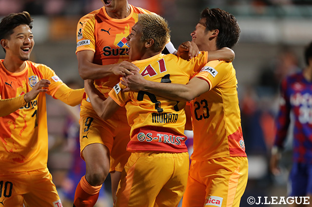 開始わずか1分、村田　和哉のゴールで清水が幸先よく先制に成功！【ルヴァンカップ GS 第4節 清水vs甲府】